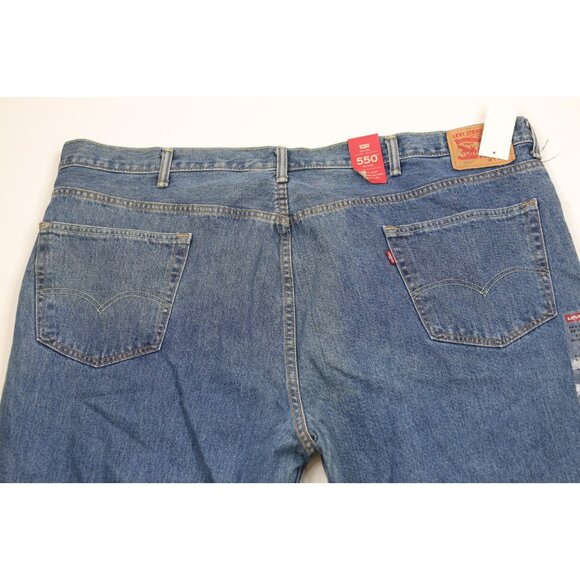 Deadstock Vintage Y2K Levis 550 Mens 52x29 Relaxed Fit Straight Leg Denim Jeans - Picture 12 of 16
